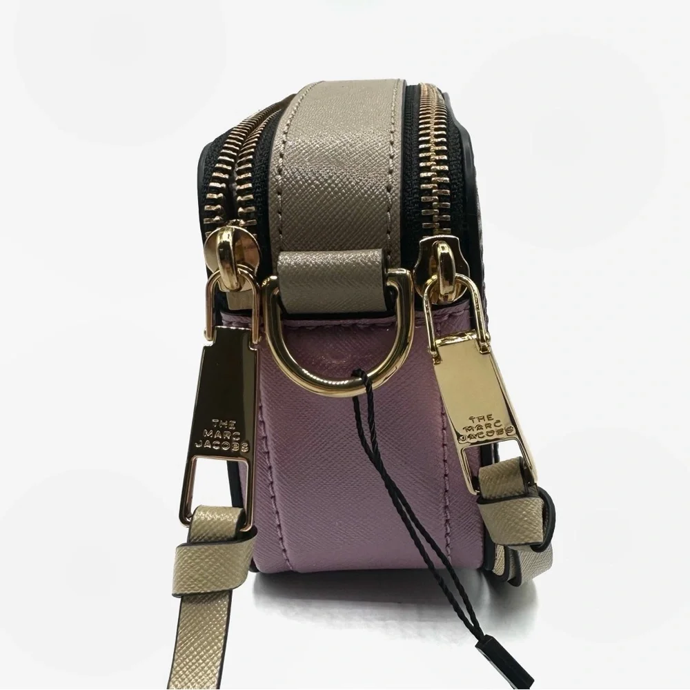 NEW Marc Jacobs Vachetta Red Burgundy Maroon Multi Snapshot Camera Crossbody Bag_3